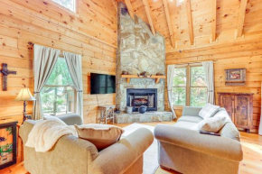Private Hot Tub Secluded Ellijay Cabin on River